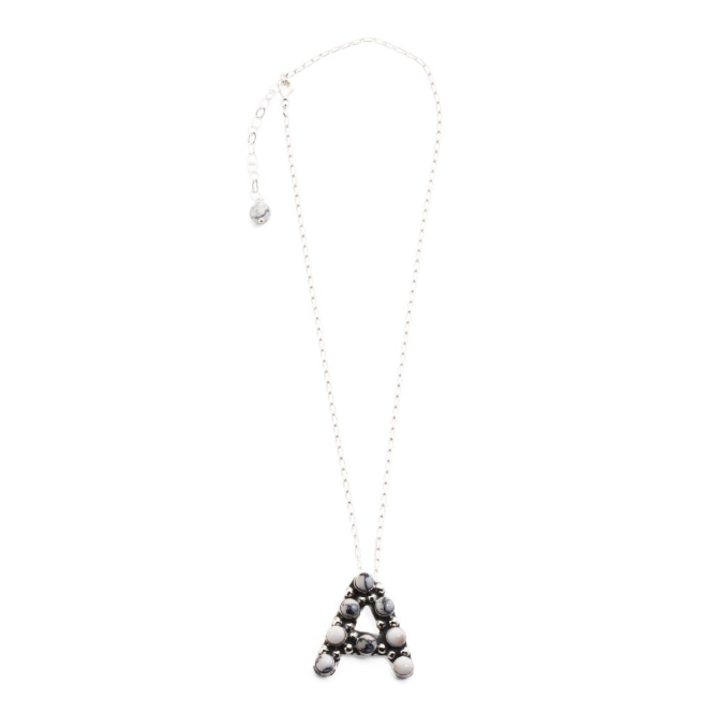Seed Sage SilverA Made In Mexico Sterling Silver Pearl Initial Necklace 134$